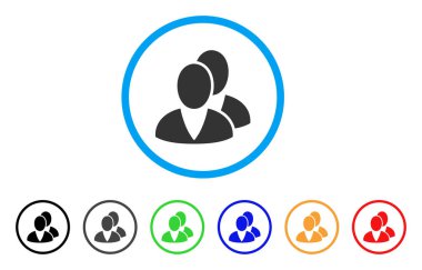 Kullanıcılar yuvarlak simge