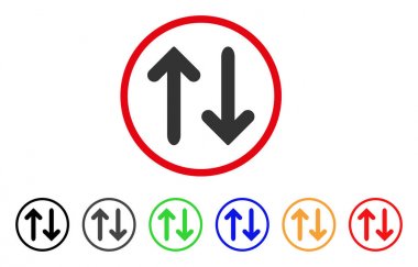 Dikey yuvarlak simge çevirmek