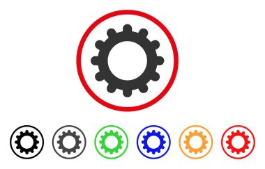 Dişli yuvarlak simge