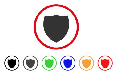 Yuvarlak kalkan simgesi