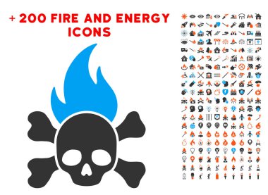 Ölüm ateş simgesi ile Bonus güç koymak