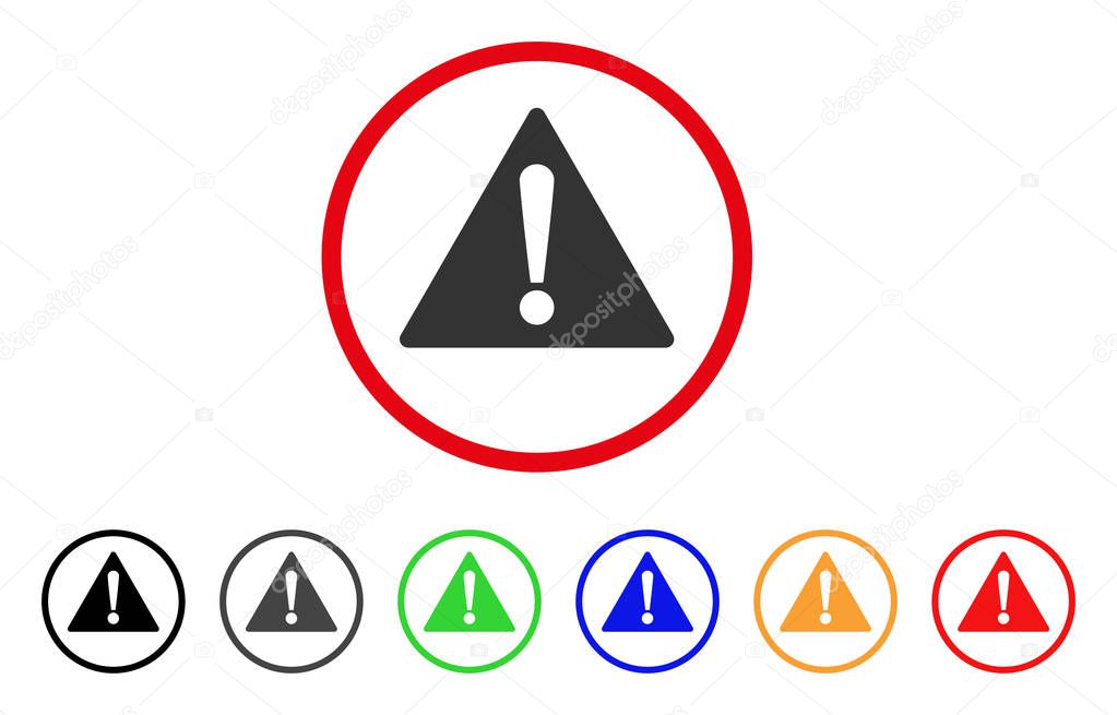 Warning Rounded Icon