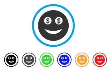 İş Smiley vektör simgesi