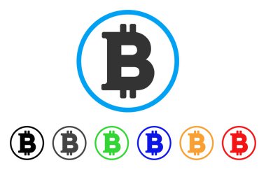 Bitcoin vektör simgesi