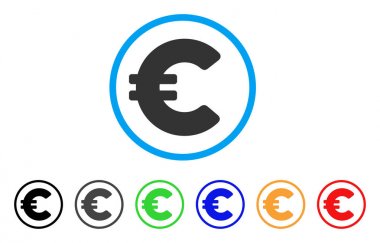 Euro vektör simgesi