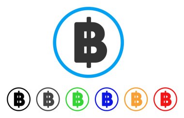 Tayland Bahtı vektör simgesi