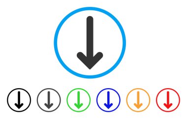 ok aşağı vektör simgesi