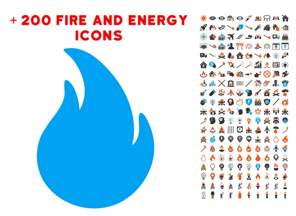 Bonus enerji toplama ile yangın simgesi