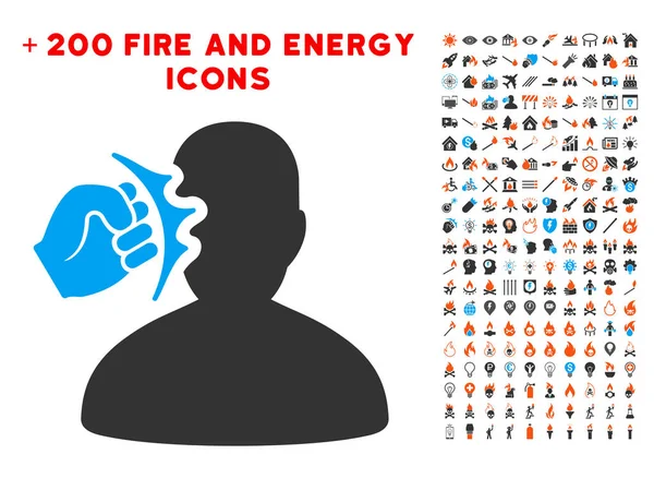 Kafa simgesi ile Bonus yangın koymak Strike