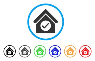 Simge onay bina yuvarlak