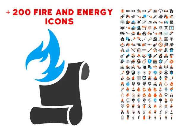 El yazması simgesi Bonus yangın Clipart ile yanmak