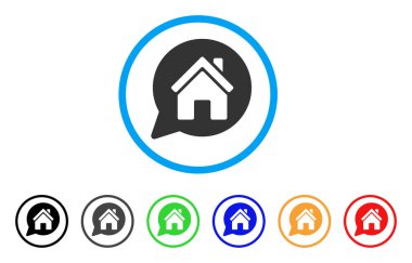 House söz yuvarlak simge