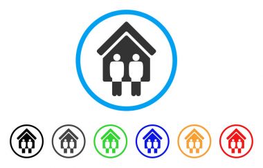 Yaşayan kişiler simgesini yuvarlak