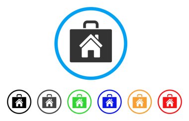 Realty durum simgesi yuvarlak