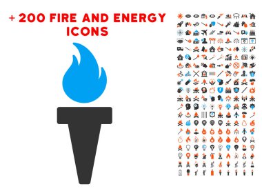 Meşale yangın simgesi ile Bonus yangın koymak