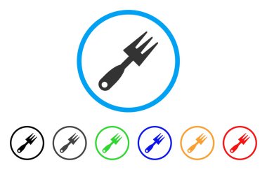 Kültivatör komisyon yuvarlak simge