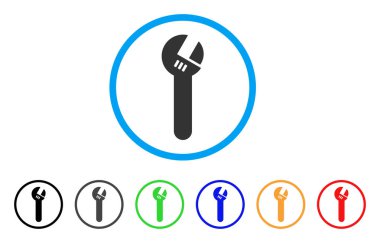 Yuvarlak anahtar simgesini