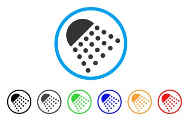 Sprey aracı yuvarlak simgesi