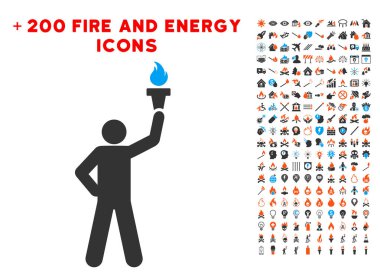 Lider Bonus enerji toplama ile özgürlük Meşalesi simgesiyle