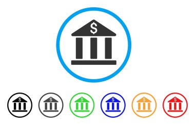 Banka Binası simgesi yuvarlak