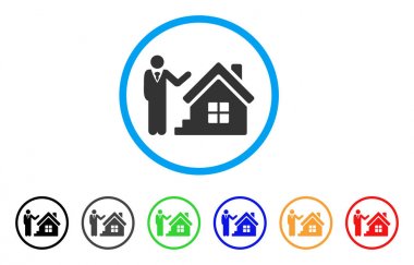 Realty Ajan yuvarlak simge