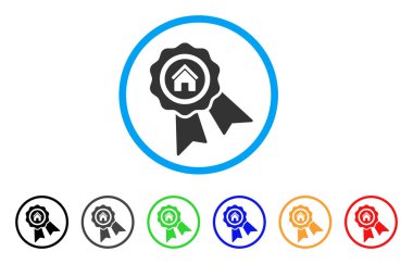 Realty Ödülü yuvarlak simge