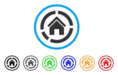 Realty diyagramı yuvarlak simge