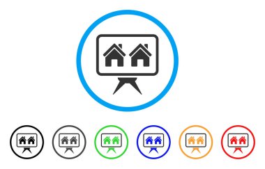 Realty proje yuvarlak simge