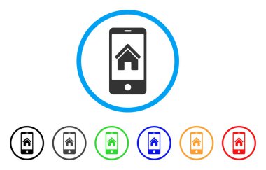 Smartphone ana simgesi yuvarlak