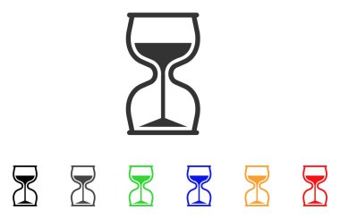 Kum Saati vektör simgesi