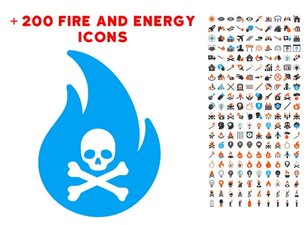 Cehennem ateşi simgesi Bonus alev koleksiyonu ile