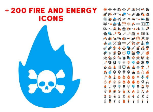 Cehennem ateşi simgesi Bonus güç koleksiyonu ile