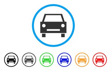 Araba yuvarlak simge