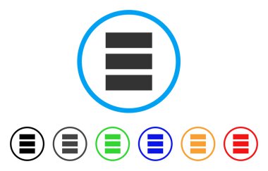 Veritabanı yuvarlak simge