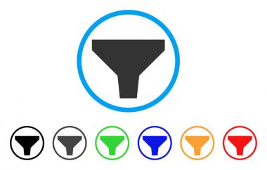 Filtre yuvarlak simgesi