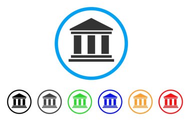 Kütüphane Binası simgesi yuvarlak