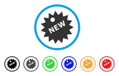 Yeni etiket yuvarlak simge