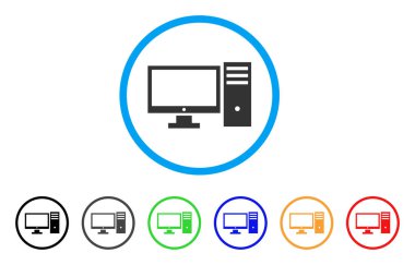 Kişisel bilgisayar yuvarlak simge