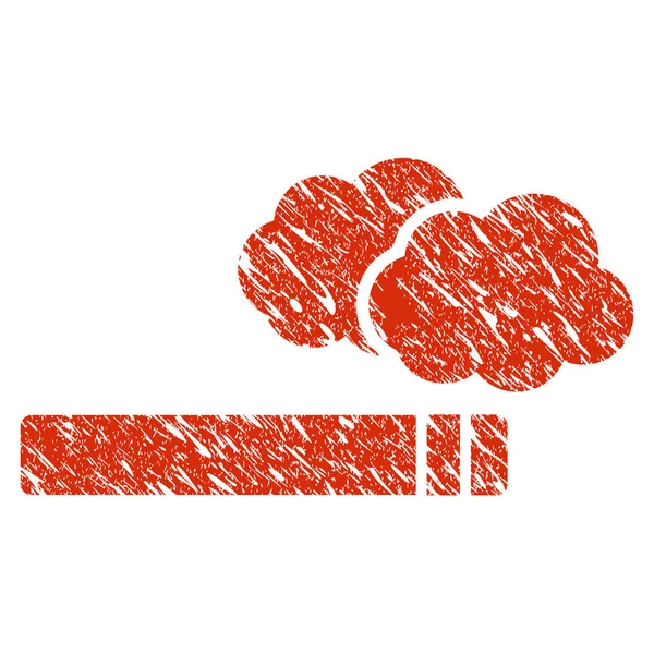 Sigara duman simgesi Grunge filigran