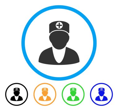 Doktor yuvarlak simge