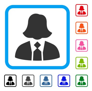 Bayan Yöneticisi simgesini çerçeveli