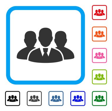 Kullanıcı grubu simgesi çerçeveli