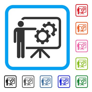 Simge panosu çerçeveli mekaniği rapor