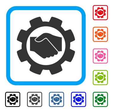 Akıllı sözleşme Kur dişli simgesini çerçeveli