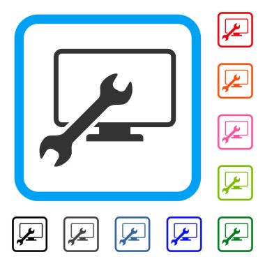 İngiliz anahtarını yapılandırmak masaüstü çerçeveli simgesi