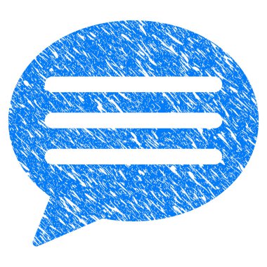 İleti bulut Grunge simgesi