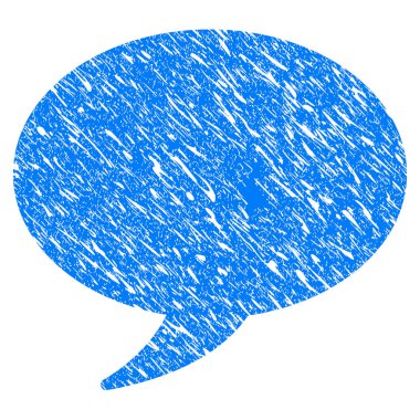 İleti balon Grunge simgesi