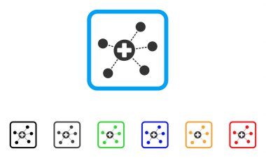 Sağlık Linkler vektör simge çerçeveli