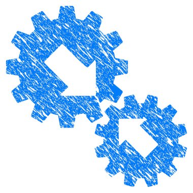 Entegrasyon Gears Grunge simgesi