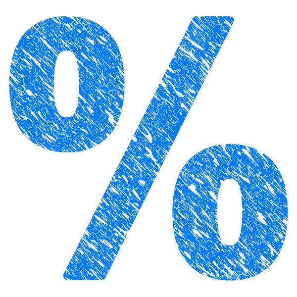 Porcentaje de ícono grunge — Vector de stock
